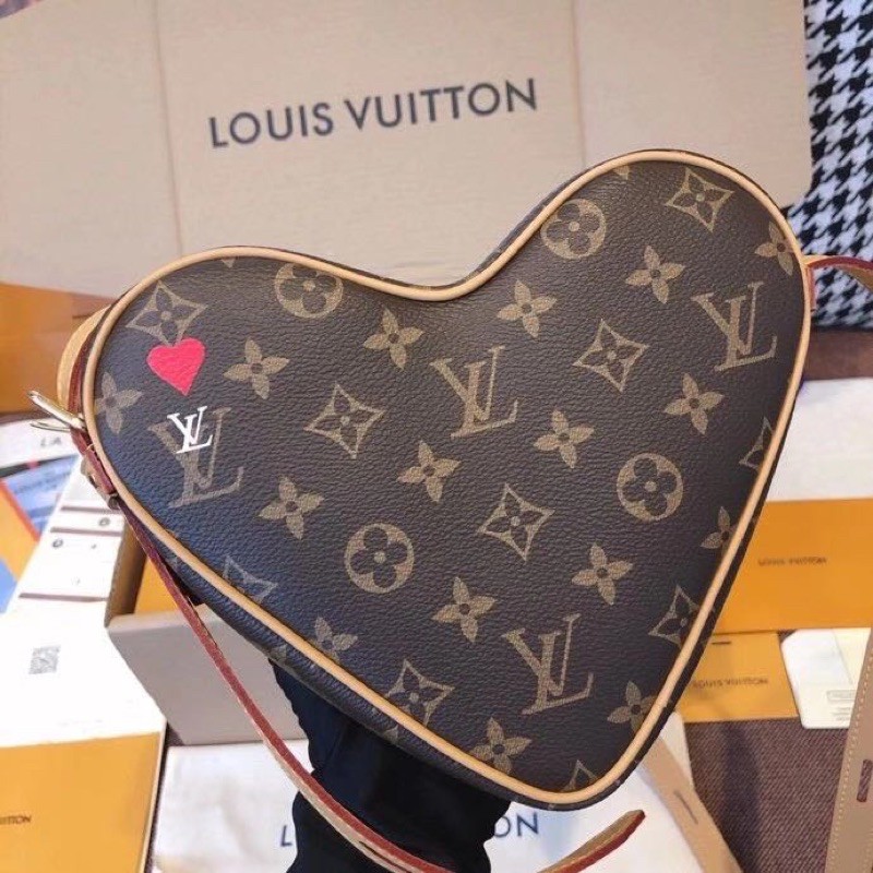 Ej Shop Lv Heart Dengsin Siling Bag With Box Dustbag Shopee Philippines