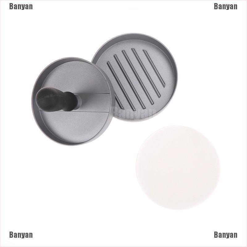 Aluminum Alloy Hamburger Press Stuffed Burger Meat Grills Burger Maker Mold Tool 
