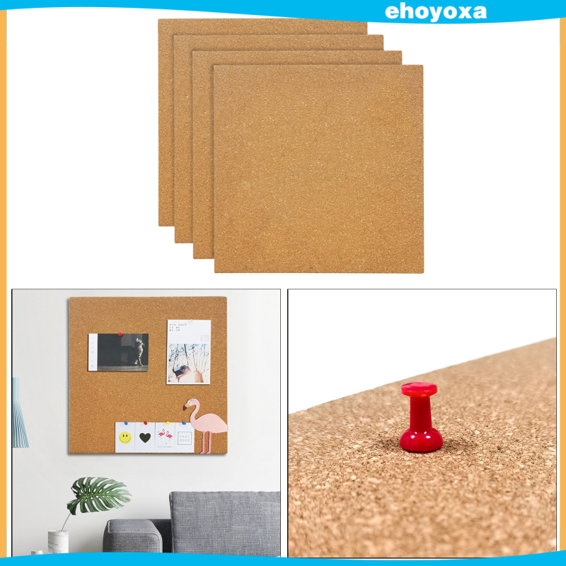 Thick Square Bulletin Boards Cork Tiles, Cork Tiles For Walls Self Adhesive
