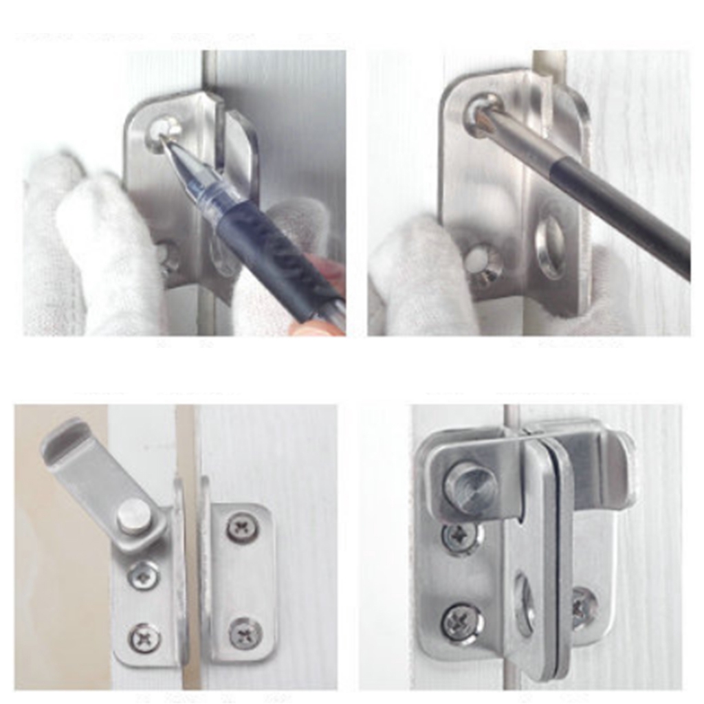 Stainless Steel Door Lock Security Door Latch Hasp Latches