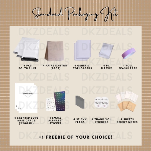 Standard DIY KPOP Photocard Trading/Packaging Kit | Shopee Philippines