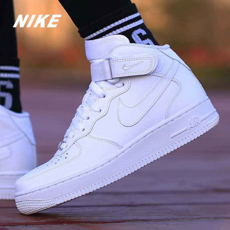 nike high cut white