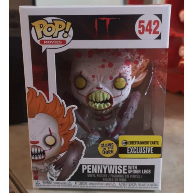 Funko Pop It Pennywise W Spider Legs Gitd Ee Exclusive Shopee Philippines