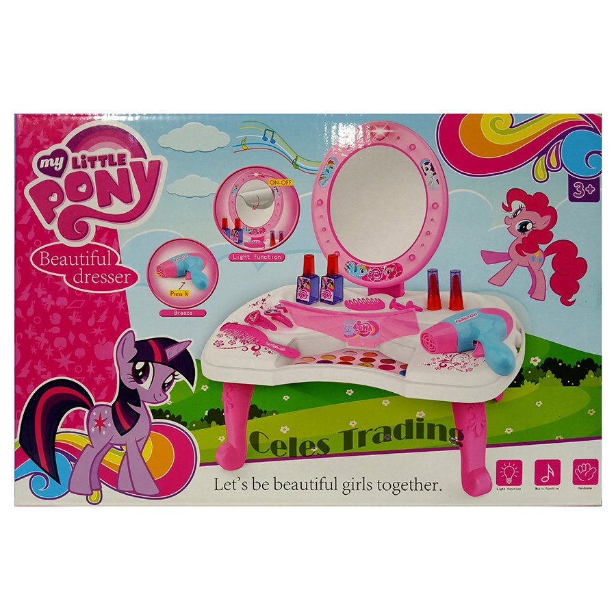 my little pony makeup table