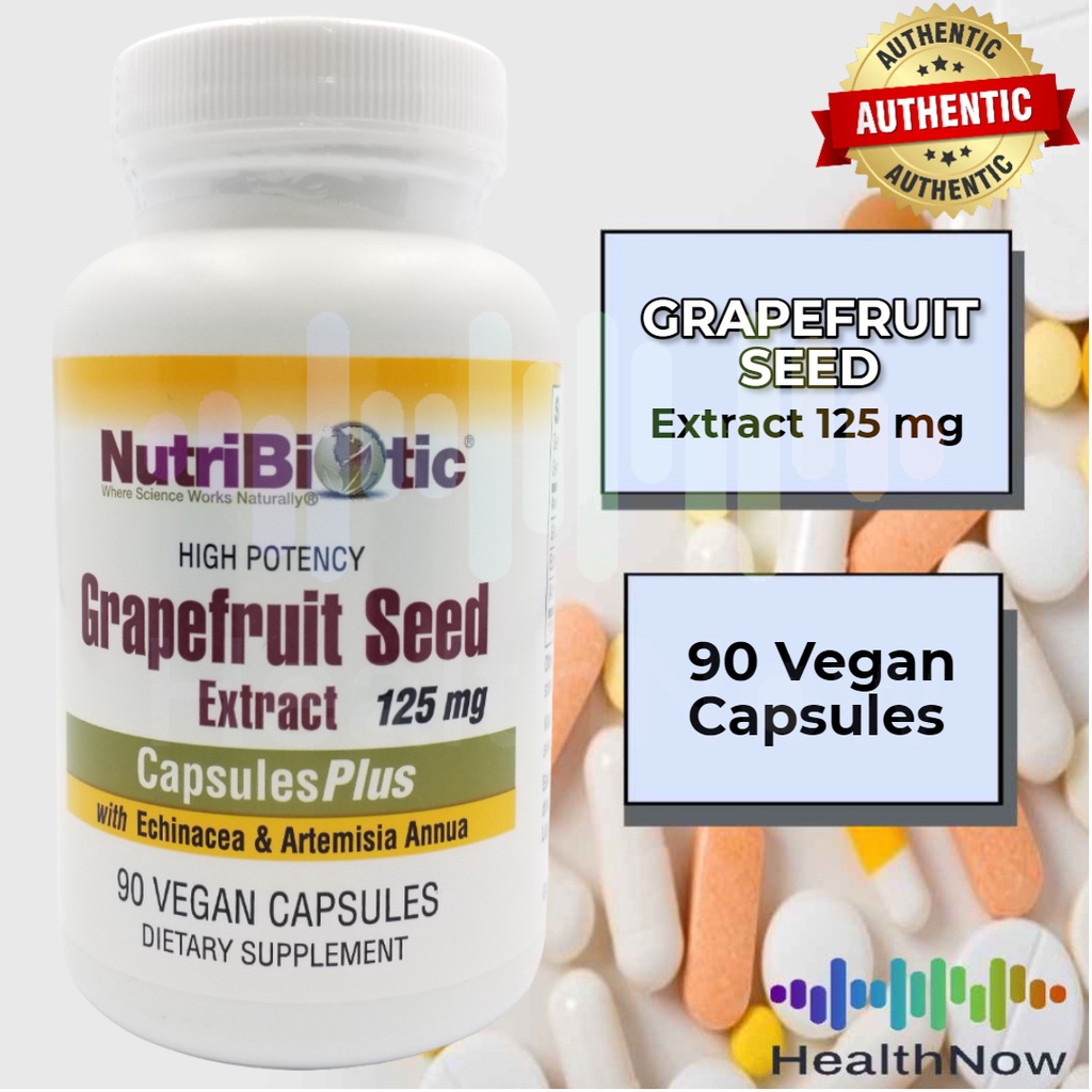 NutriBiotic Grapefruit Seed Extract w Echinacea & Artemisia Annua 125