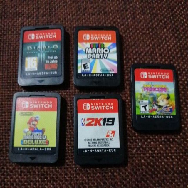 nintendo switch game cart