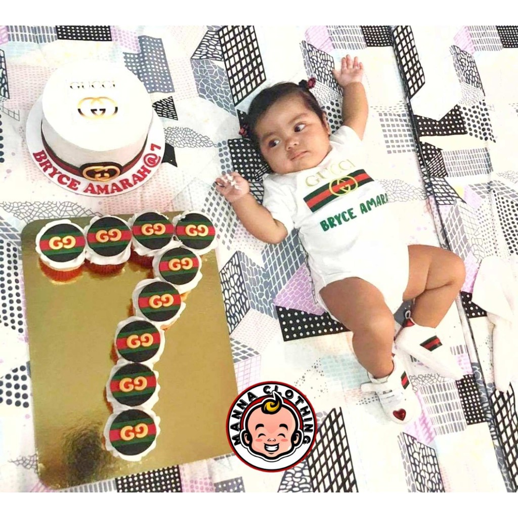 Gucci Baby Onesie New Born Baby Clothes | Shopee Philippines