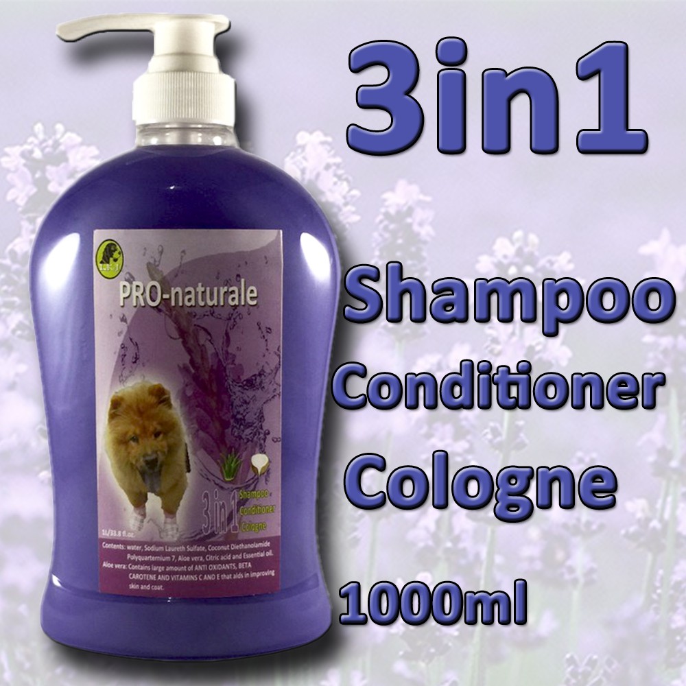 3 in 1 Dog and Cat Shampoo, Conditioner and Cologne lavender Shopee