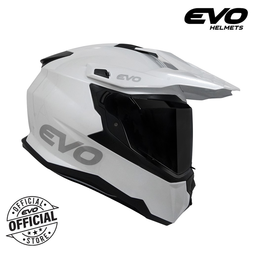 Evo Dx 7 Plain Dual Sport Full Face Helmet Shopee Philippines