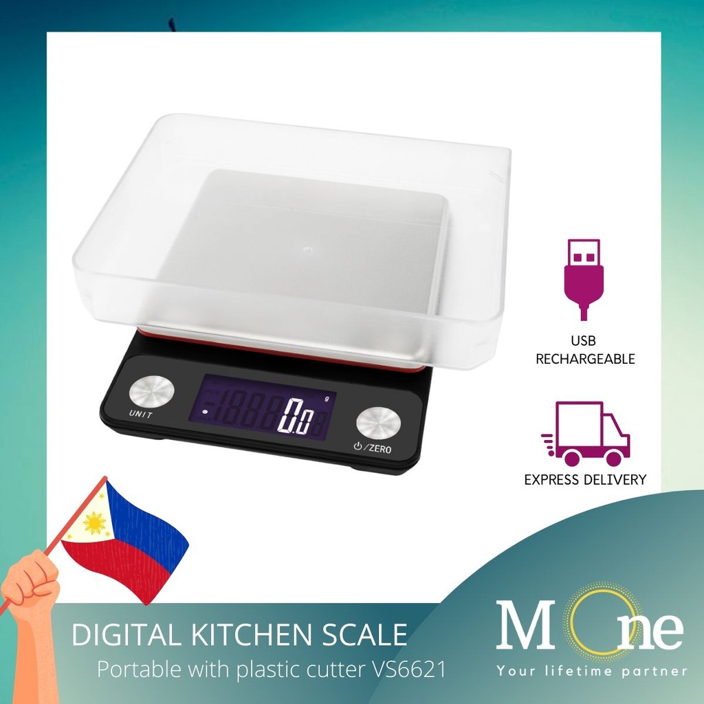 Stainless Steel Digital Food Scale Electronic Kitchen Weighing Scale