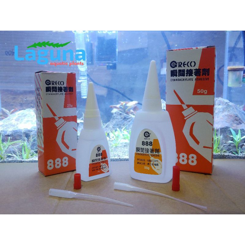 Greco 888 Cyanoacrylate Adhesive Super Glue for Aquascaping (20g 50g