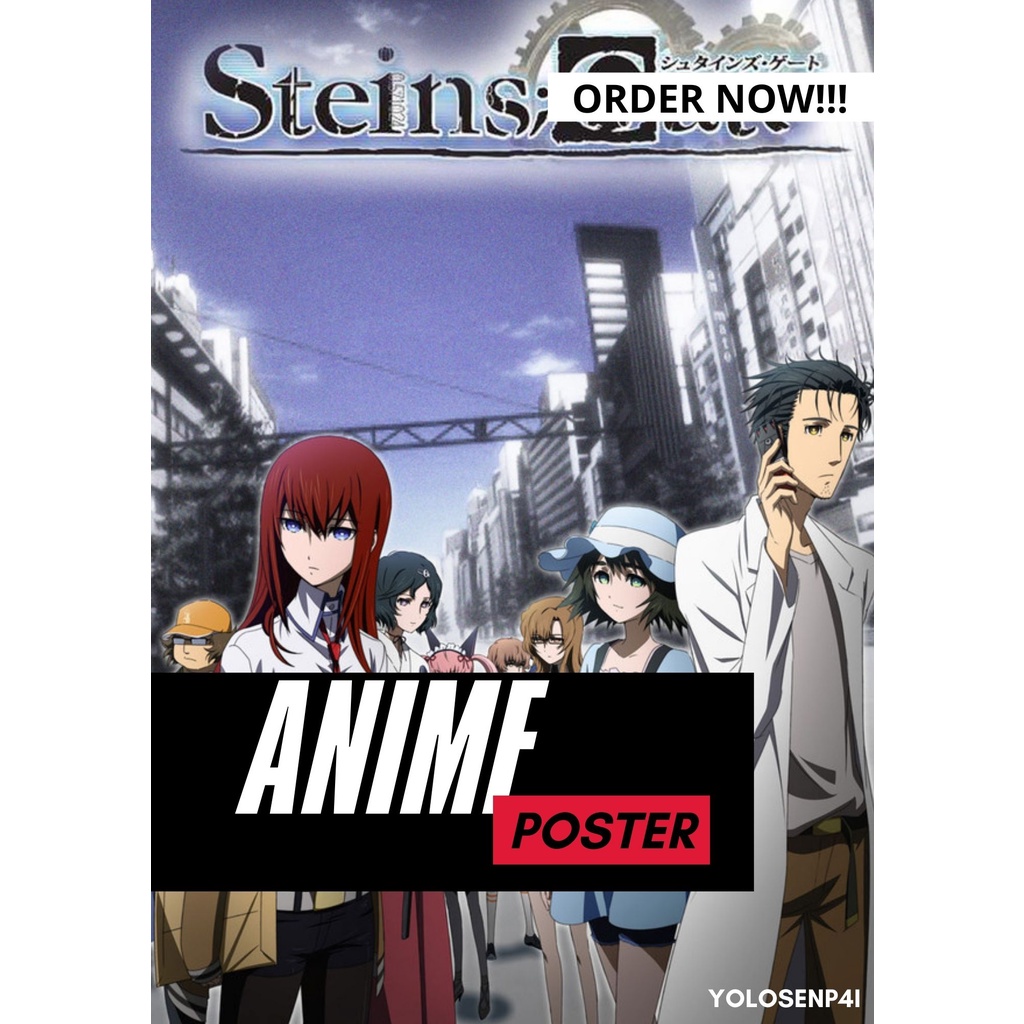 7pcs Steins Gate Anime Posters With 1 Month Warranty Shopee Philippines