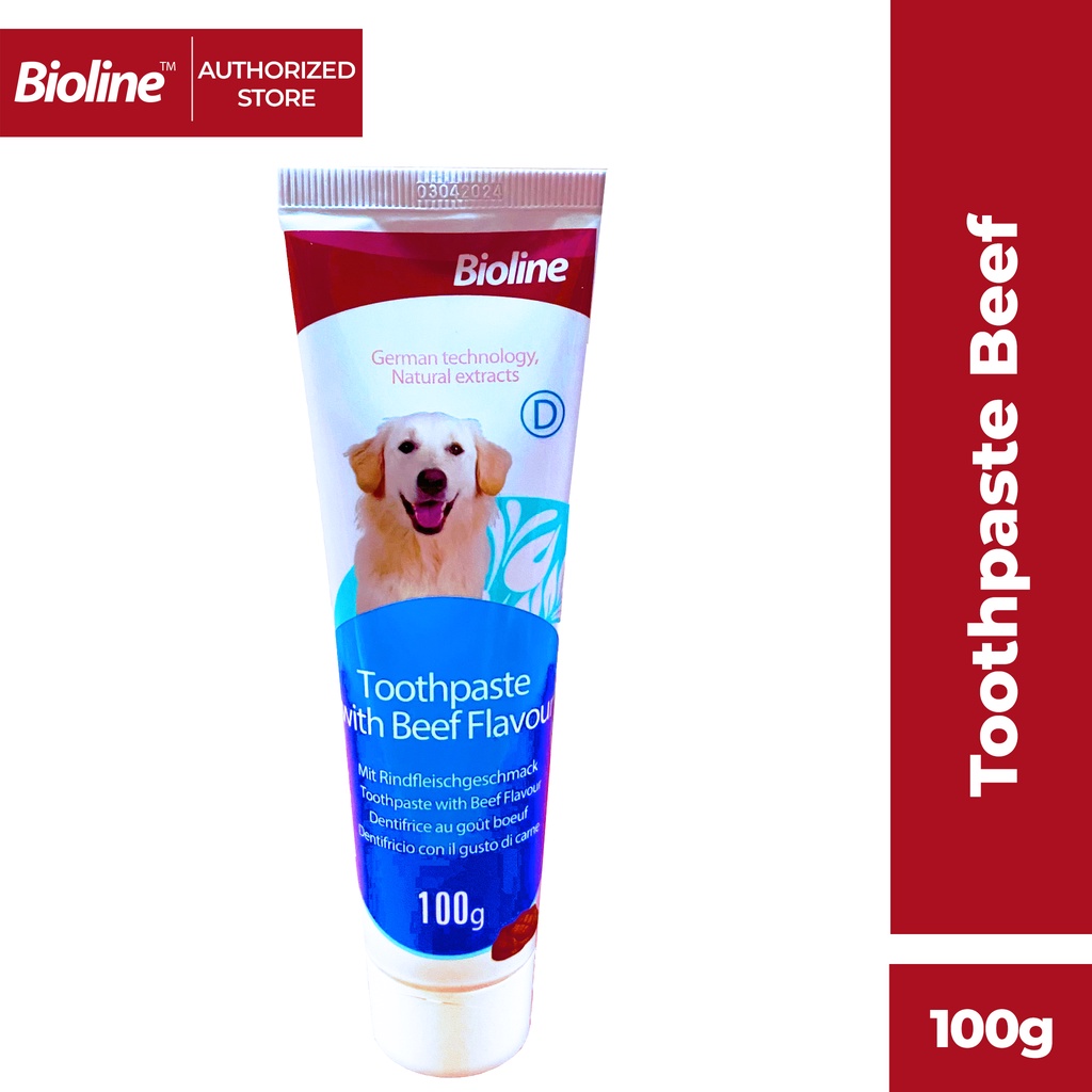 Bioline Dog Toothpaste Beef Flavor (100g) Shopee Philippines