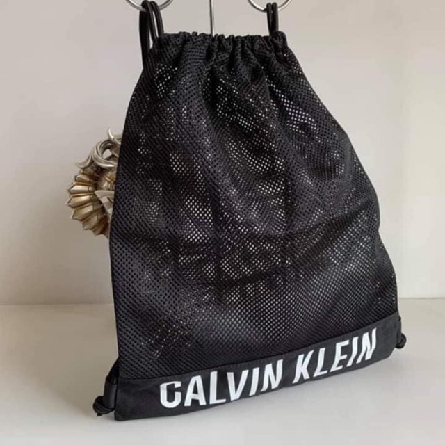 calvin klein drawstring backpack