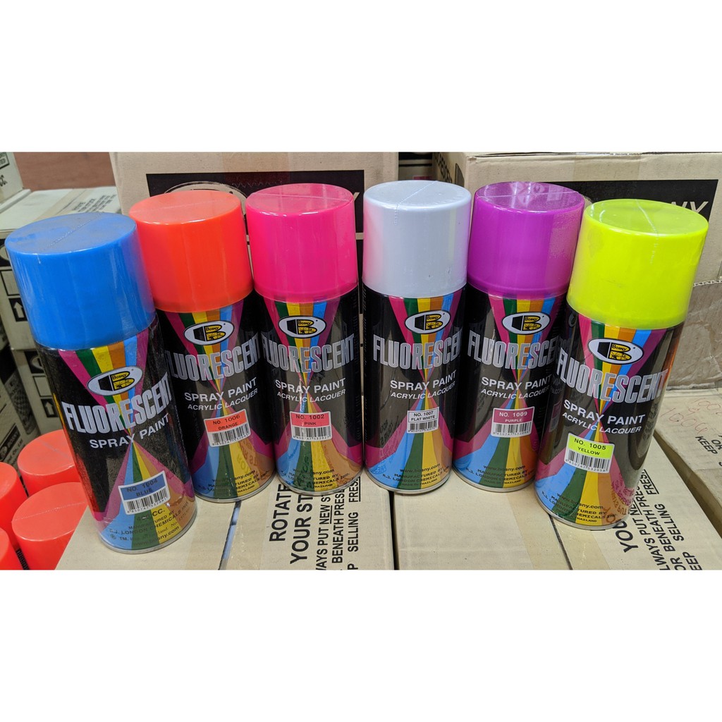 Bosny Fluorescent Spray Paints Shopee Philippines