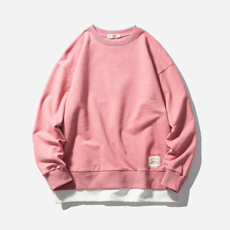 black hoodless sweater