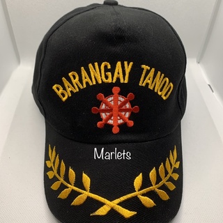 Bull brush Barangay tanod ,hat,caps w/ laurel All Embroidered Logo ...