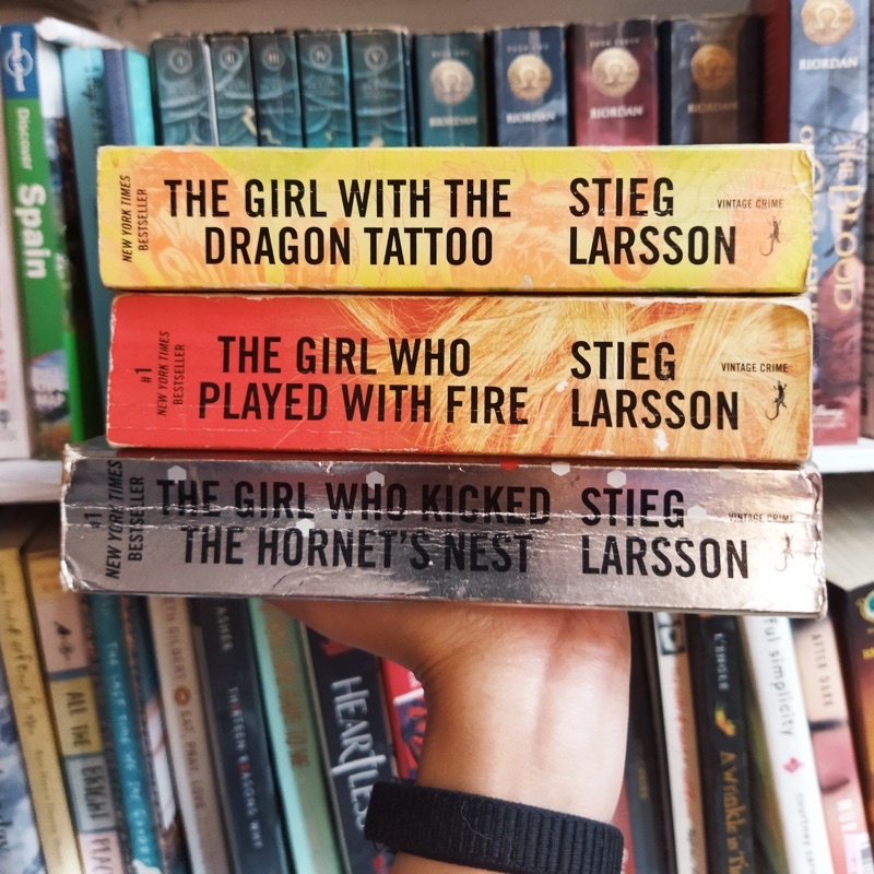 The Girl with the Dragon Tattoo Series by Stieg Larsson Secondhand 