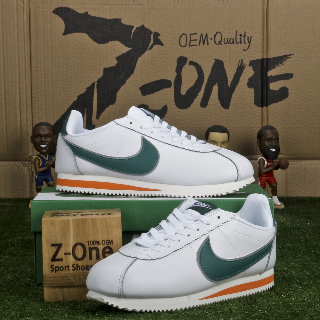 nike classic cortez nylon green