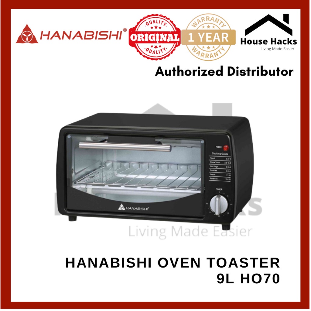 Hanabishi Oven Toaster 9L HO70 (House Hacks) Shopee Philippines