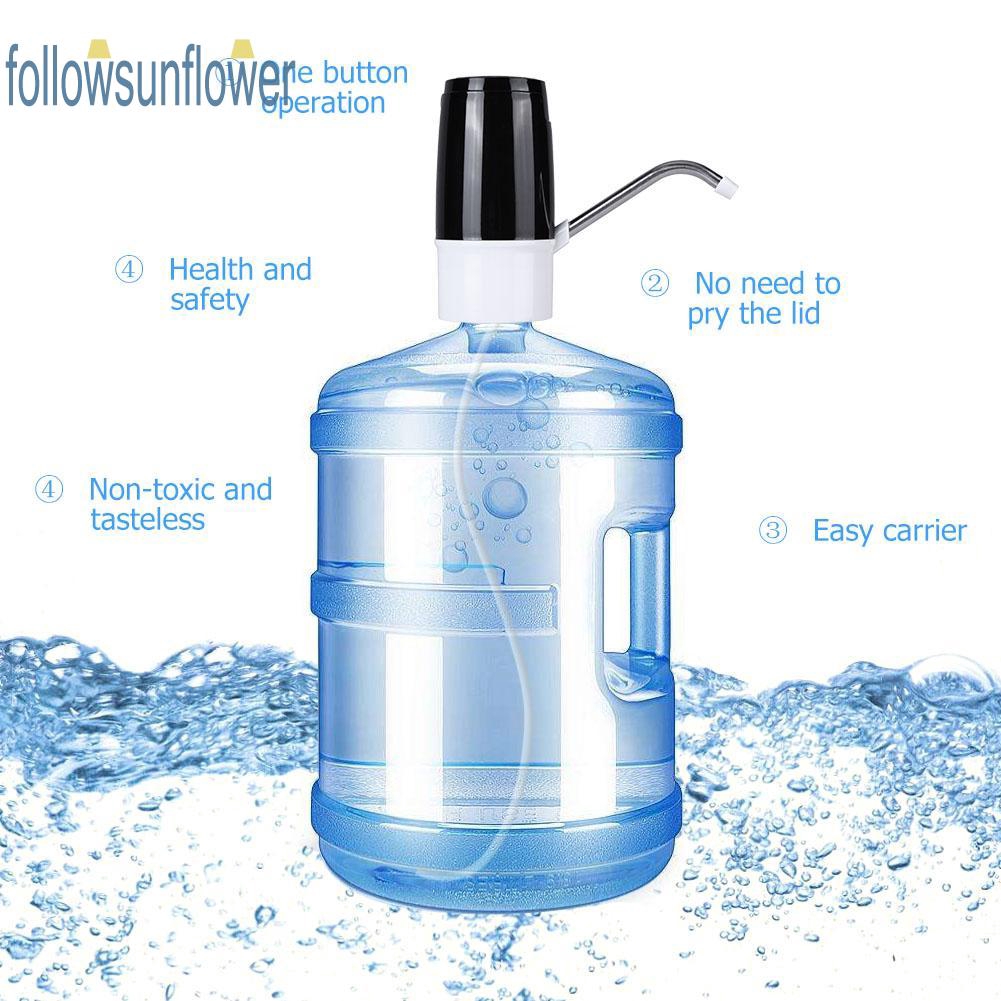 ♔fo♔USB Rechargeable Household Electric Water Pump Water Dispenser Drinking Water Bottles | Shopee Philippines