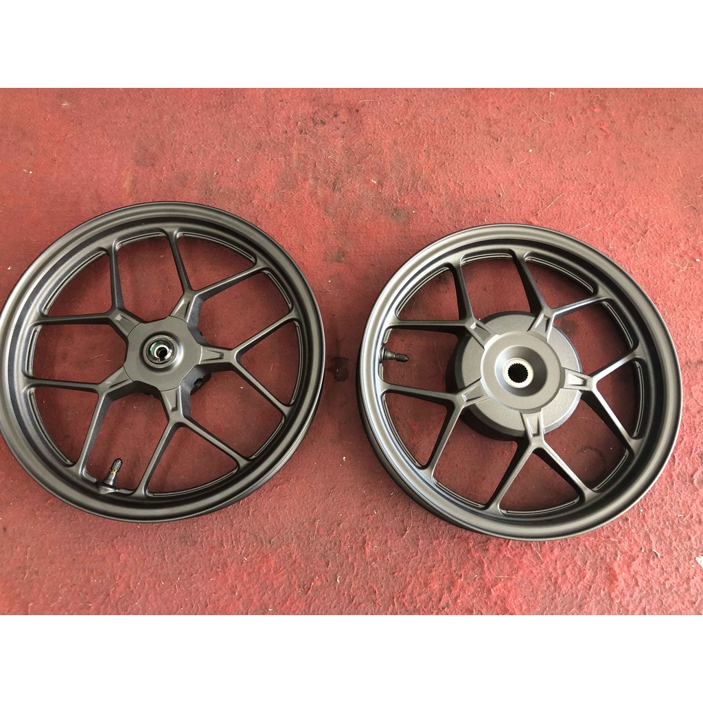 Honda Genuine Black Mag Wheels for Click 125 V1 and V2 SOLD SEPARATELY