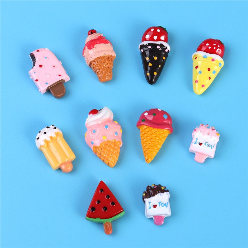 10x Fridge Magnets Stickers Dessert Ice Cream Decorative Stickers Random Design Shopee Philippines