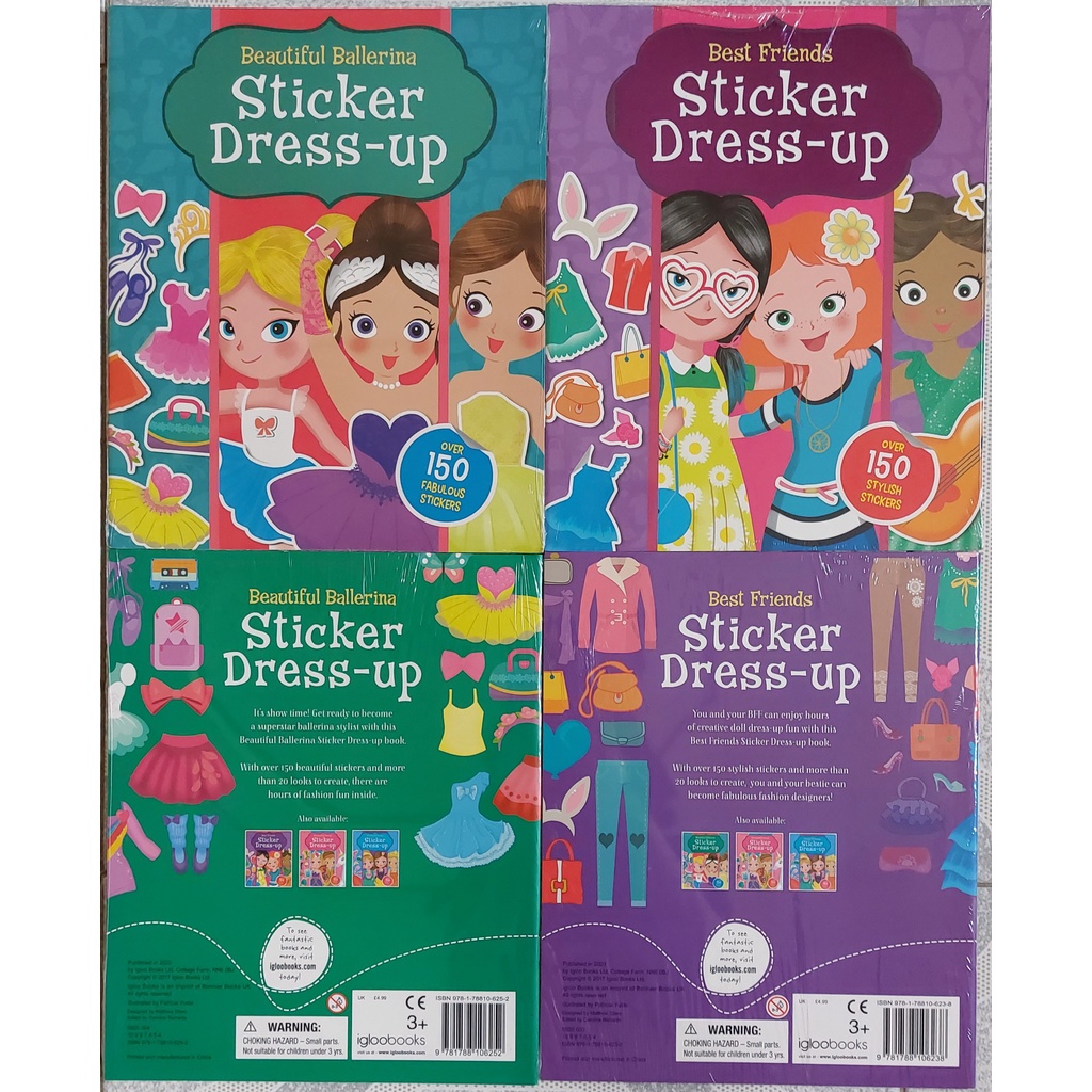 Sticker Dress Up Activity Book (Children's book) | Shopee Philippines