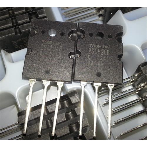 5pairs = (5pcs 2SA1943 + 5pcs 2SC5200 ) TO-3PL A1943 C5200 PNP NPN 15A