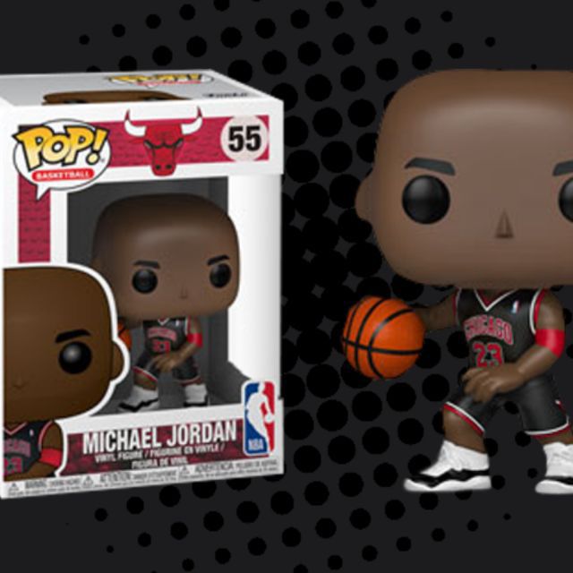 michael jordan black jersey funko