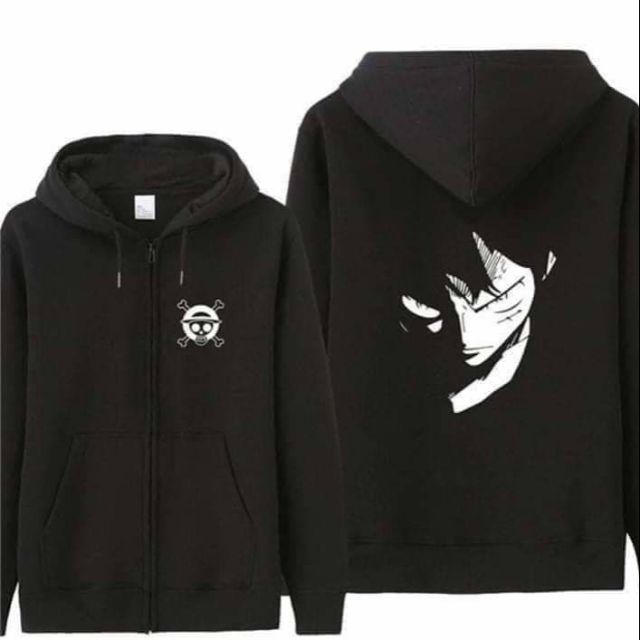 Angry Luffy One Piece Anime Unisex Hoodie Asian Size Shopee Philippines