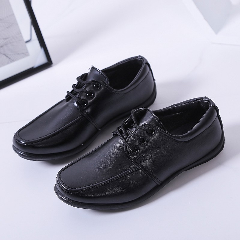 kids black shoes school shoes for kids boy | Shopee Philippines