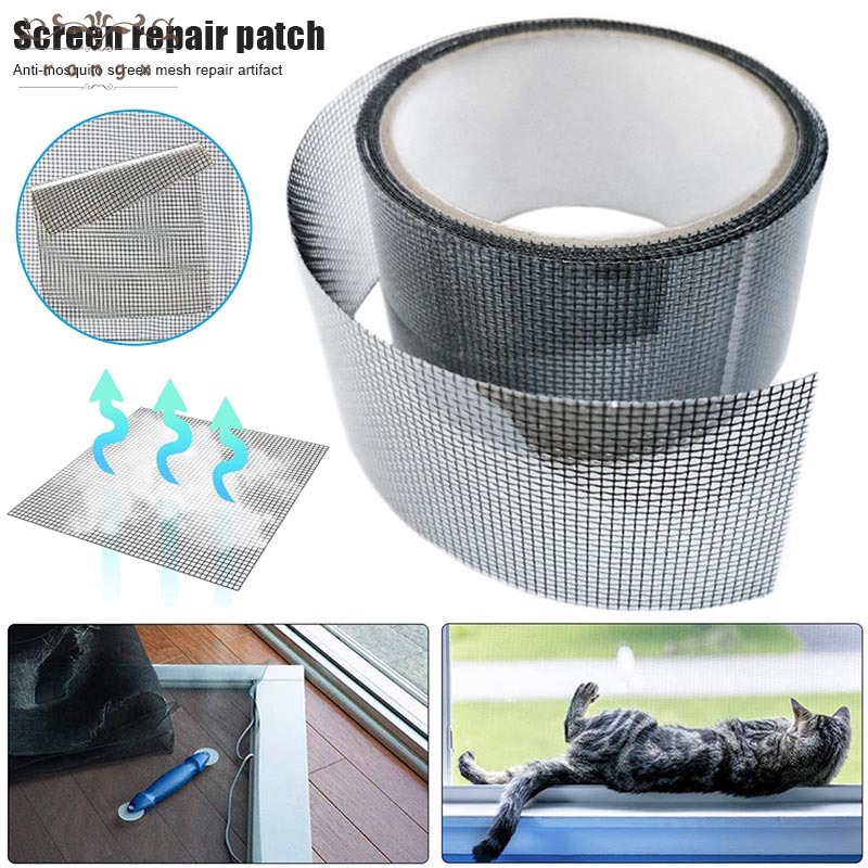 Window Screen Repair Kit Tape Screen Patch Repair Kit Well Ventilated