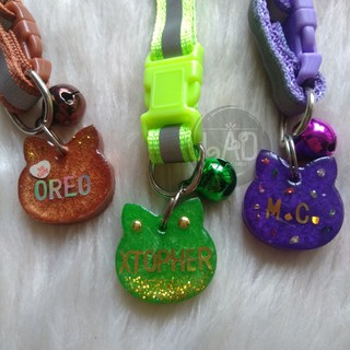 pet accessoriesCustomized Resin Dog and Cat NAMETAG - with c #4