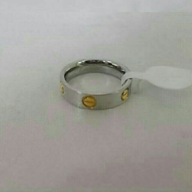 cartier two tone ring