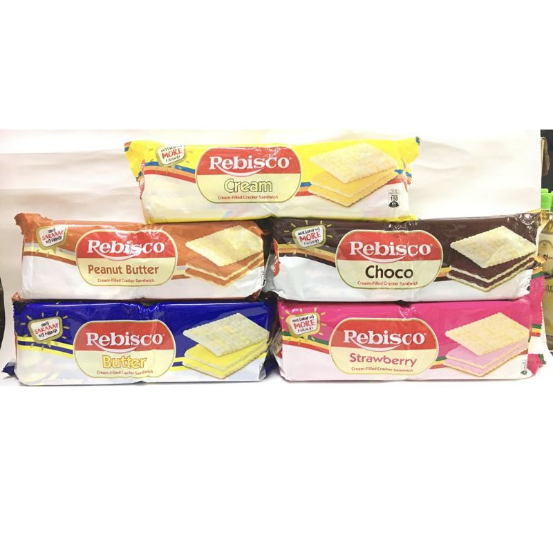 Rebisco Cream Filled Crackers Shopee Philippines