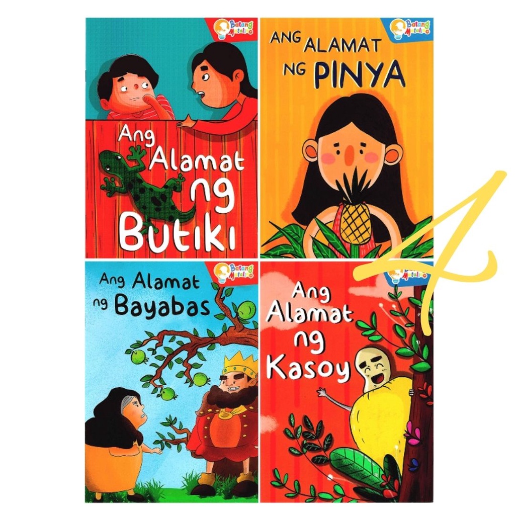 Batang Matalino Ang Alamat Ng Pinyabayabaskasoybutiki 4 Books Tagalog Books Brand New 1311