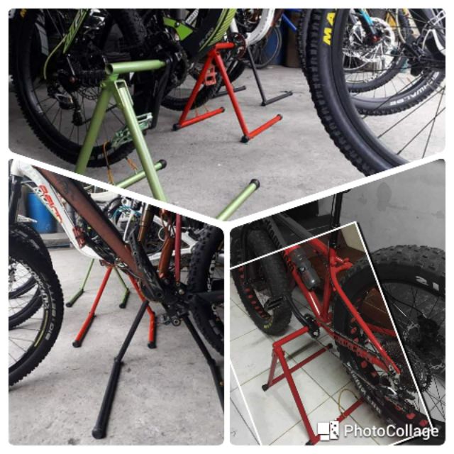 stand mountain bike