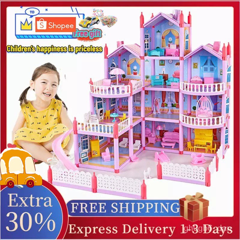 barbie house shopee