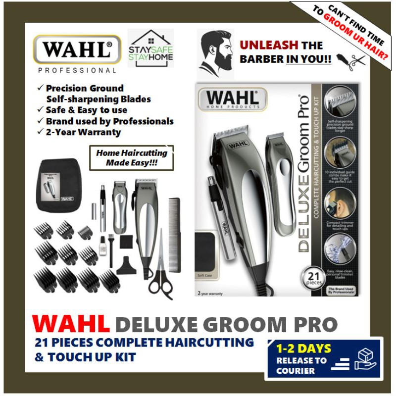 wahl deluxe groom pro 21 pieces