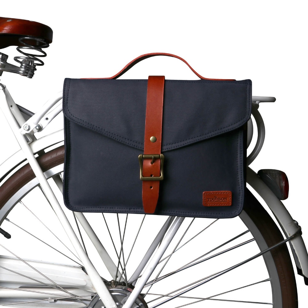 leather pannier bags bicycle