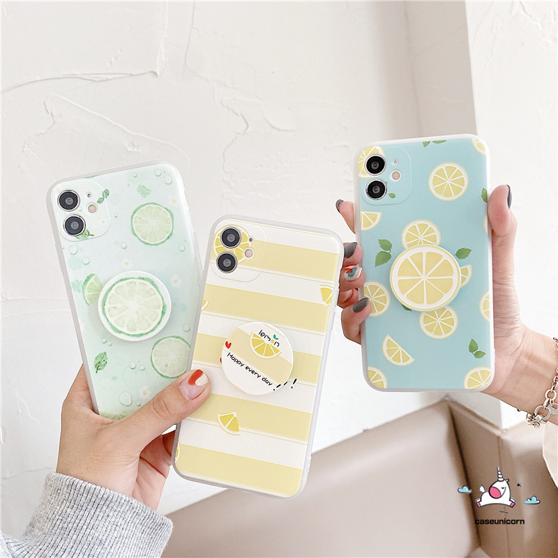 Casing Soft Popsocket Case Iphone 12 Pro Max Iphone 11 Pro Max 6 6s 7 8 Plus X Xr Xs Max Se Lemons Slices Stand Holder Pop Socket Cover Soft Tpu Shopee Philippines