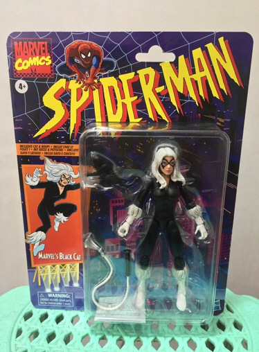 Details about   BLACK CAT Marvel Legends Spider-Man Retro Series 2020 6" Action Figure Exclusive