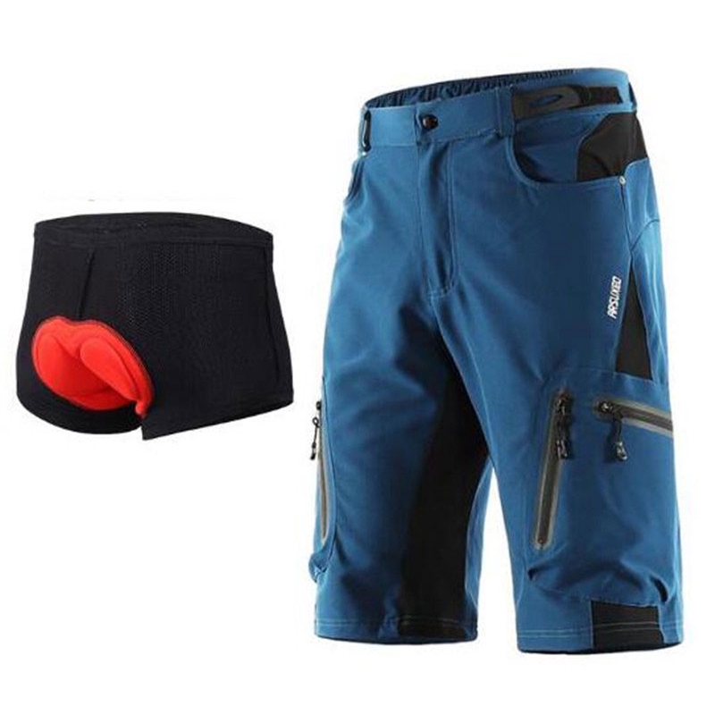 blue cycling shorts mens