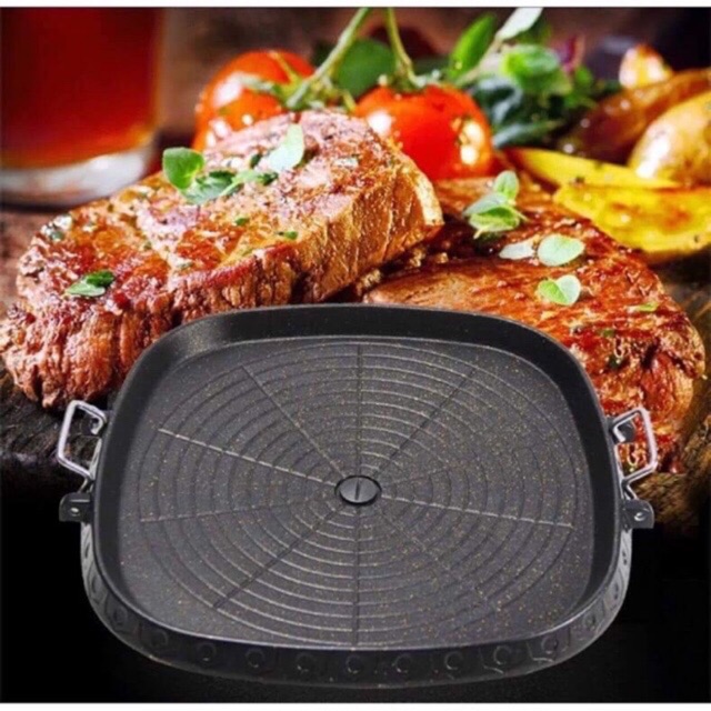 Korean Style Samgyupsal Stove Top Barbeque Grill Pan Shopee Philippines