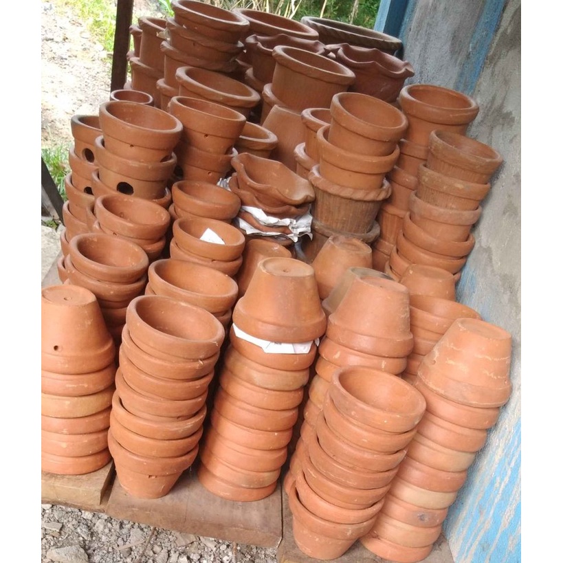CLAY POTS FOR PLANTS (5PCS) Shopee Philippines