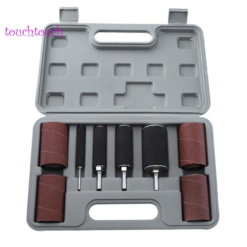 Drum Sander Kit Sanding Belt Sandpaper for Drill Press Rotary Tools∧