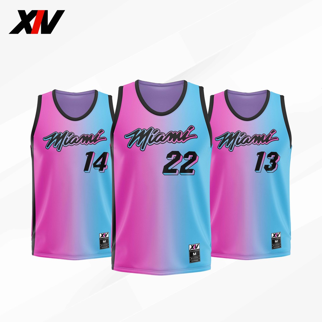 Miami Heat Vice Versa City Edition Jersey 2021 | Shopee Philippines