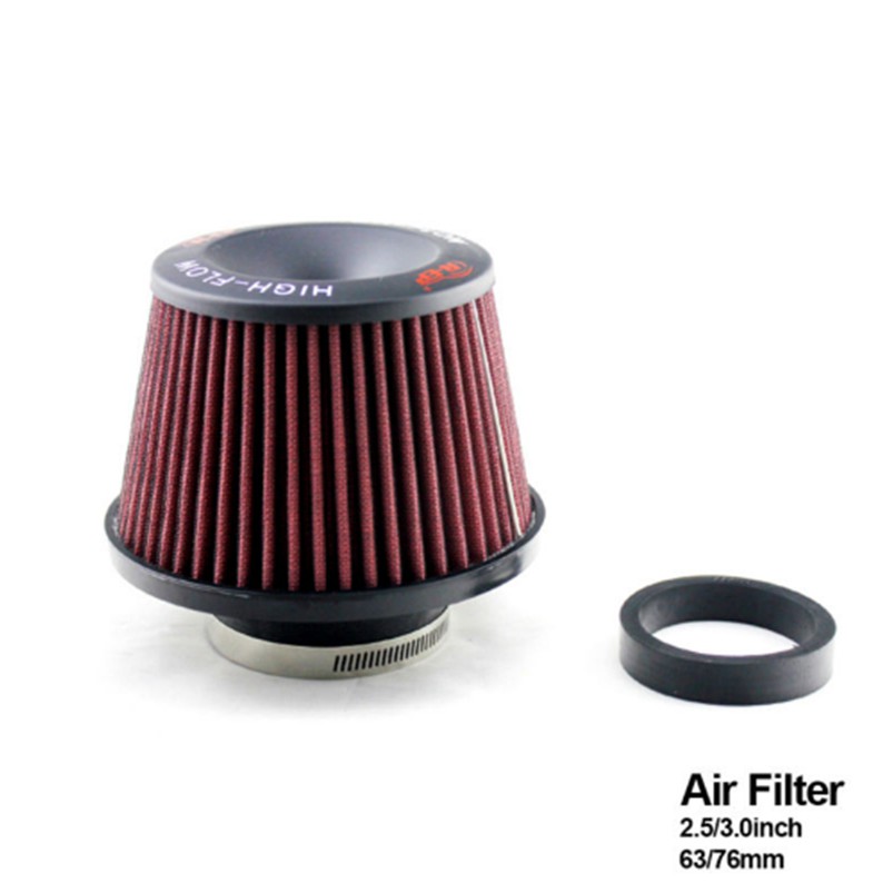 Car Cold Air Intake For Turbo Air Filter 2 5inch 3inch 63 76mm Air Hood Intake Filter Carro Cars Shopee Philippines