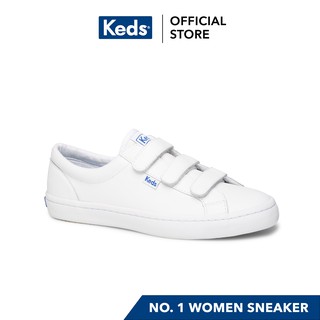 keds tiebreak leather white